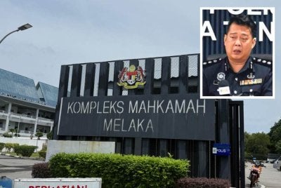 Suspek akan dihadapkan ke Mahkamah Ayer Keroh pada Rabu atas atas enam pertuduhan. Gambar kecil: Christopher