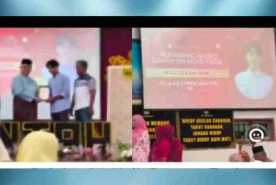 Tangkap layar video tular di TikTok berkenaan dakwaan sijil pelajar SPM ditahan kerana tunggakan yuran PIBG