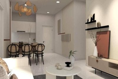 Keselesaan moden dalam sentuhan rona klasik dapat dinikmati melalui konsep Mid-Century Daydream