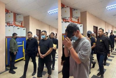 Antara penjawat awam yang ditahan hadir ke Mahkamah Majistret Tawau pada Rabu.