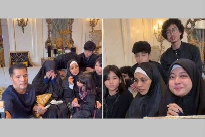 Tangkap layar siaran langsung Norish Karman bersama Usahawan terkenal, Datuk Sri Aliff Syukri di TikTok