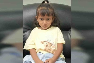JKM Pulau Pinang sedang mencari waris atau ibu kandung kanak-kanak tiga tahun yang bernama Amanda Mikayla.