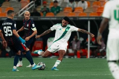 Gol kedua Al-Ahli yang dijaringkan oleh Galeno didakwa tidak sah. Foto Al-Ahli 