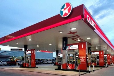 Caltex memaklumkan negeri-negeri yang terjejas ialah Perlis, Kedah, Pulau Pinang, Perak dan Kelantan. - Gambar hiasan