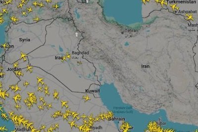 Iran mengumumkan pembukaan semula sebahagian ruang udaranya bersama-sama dengan pembukaan semula beberapa lapangan terbang - Foto: Agensi