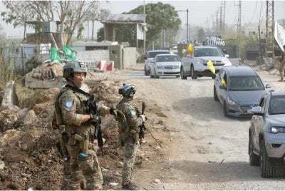 Seorang anggota tentera Perancis terbunuh manakala tiga lagi cedera dalam satu serangan ke atas Pasukan UNIFIL di selatan Lubnan pada Sabtu - Foto: Agensi