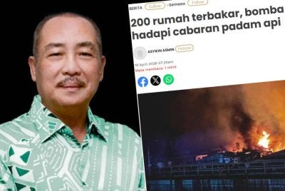Hajiji berkata beliau amat berdukacita menerima laporan kebakaran besar yang melibatkan ratusan  rumah di Kampung Bahagia, Batu Sapi, Sandakan.