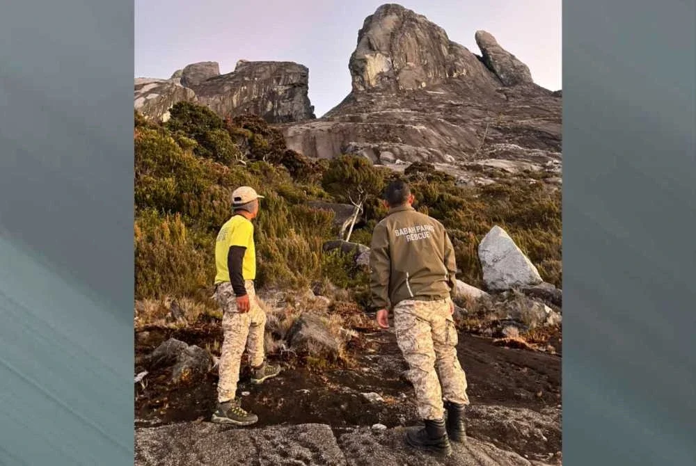 Pemantauan turut dibuat di kawasan tumpuan iaitu puncak Gunung Kinabalu.