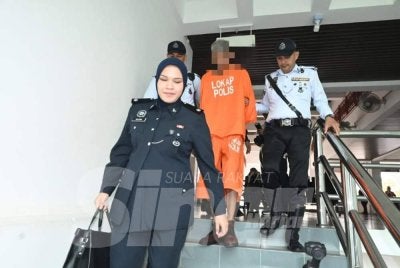 Suspek direman empat hari di Mahkamah Majistret pada Selasa. 