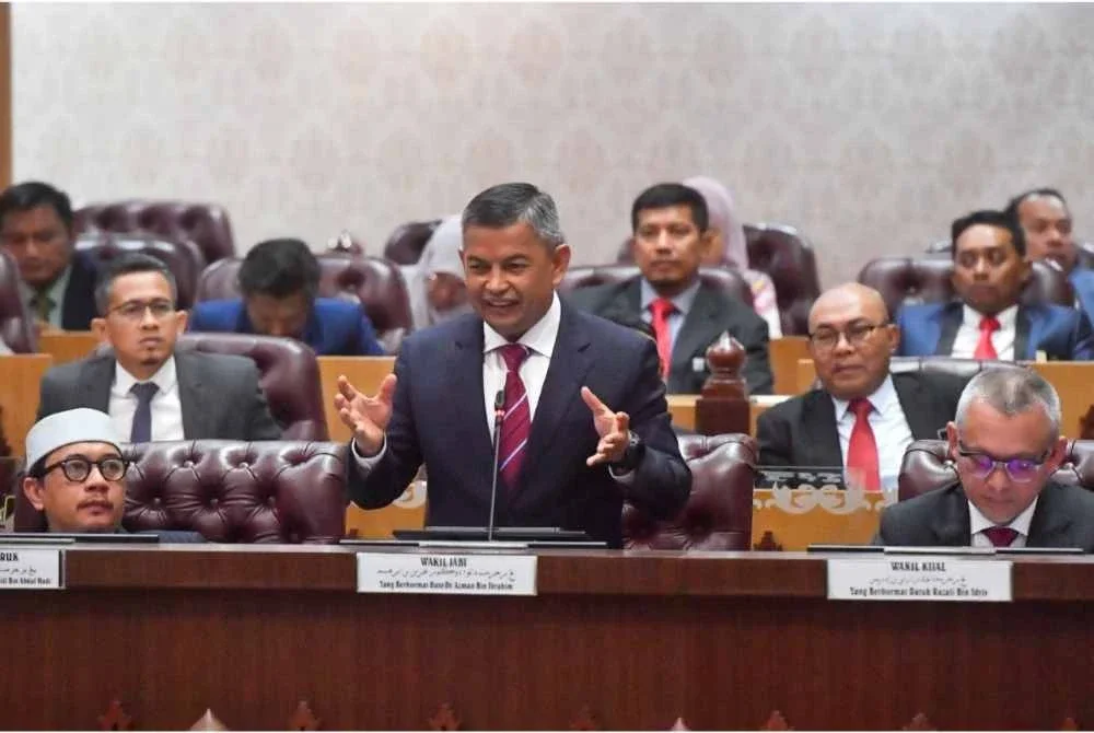 Azman ketika berucap pada sidang Dewan Undangan Negeri (DUN) Terengganu di Wisma Darul Iman, pada Rabu.