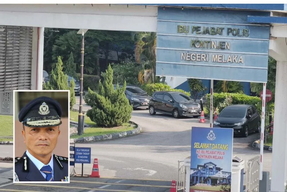 Polis Melaka nafi penglibatan dalam sebarang permohonan sumbangan seperti yang tular menerusi aplikasi WhatsApp baru-baru ini. - Gambar kecil (Dzulkhairi)