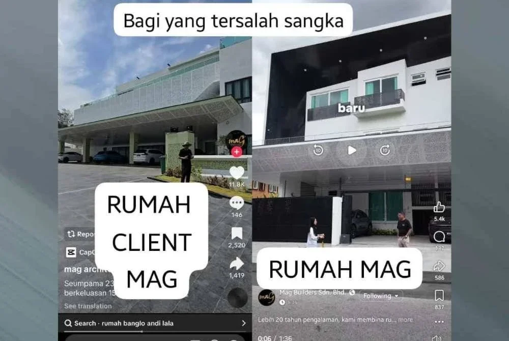 Perkongsian pengarah firma arkitek berkenaan berhubung isu rekaan rumah mirip kes seleweng dana RM230 juta.