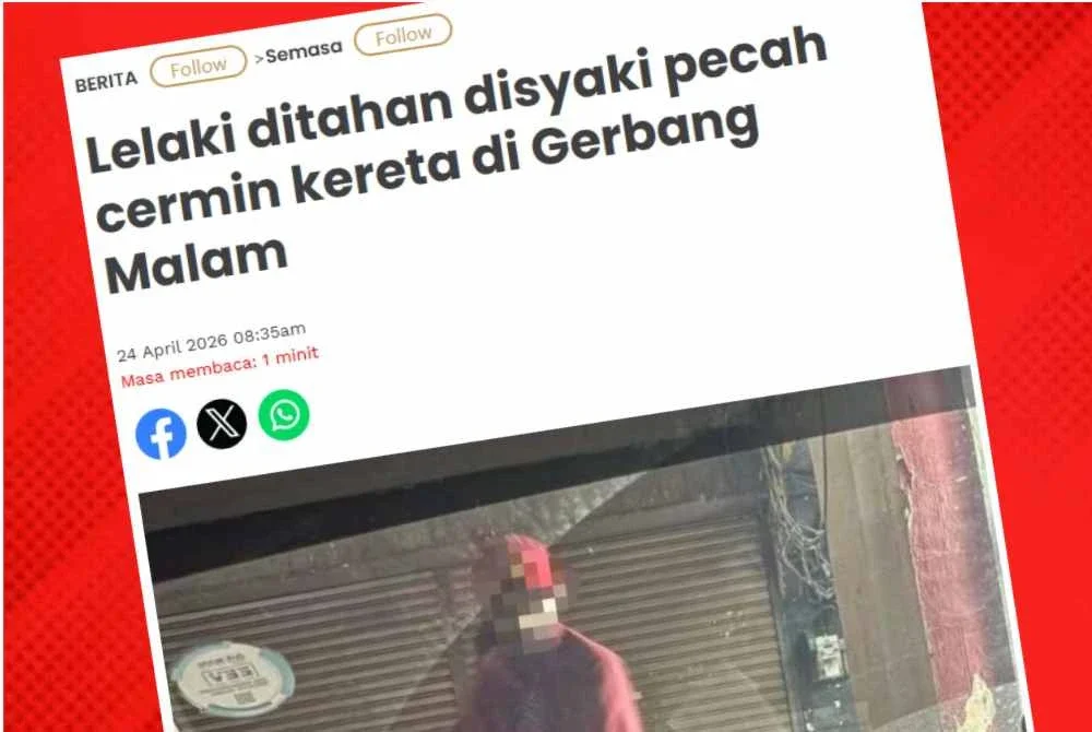 Laporan Sinar Harian berhubung tindakan tertuduh sebelum ini.
