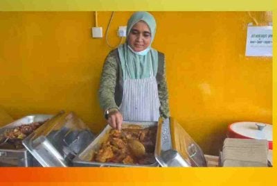 Norhanita menawarkan nasi bajet RM6 bagi meringankan beban masyarakat setempat yang berdepan tekanan kos kehidupan ketika ini.