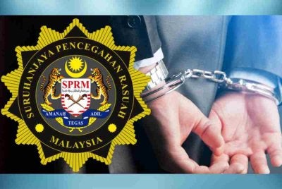 Bekas pengarah itu ditahan ketika hadir memberi keterangan di Ibu Pejabat SPRM pada Jumaat. Gambar hiasan 