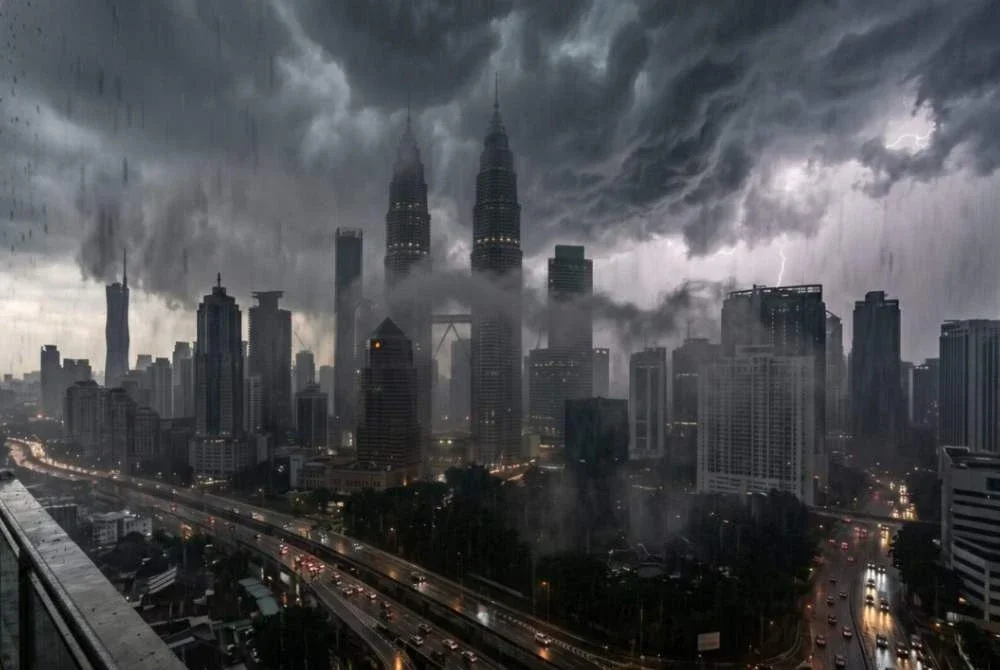 MetMalaysia mengeluarkan amaran ribut petir, hujan lebat dan angin kencang melibatkan 10 negeri hingga 6 petang ini.