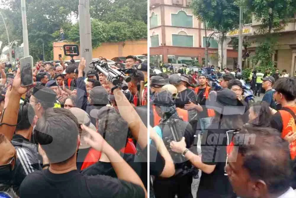  Insiden kekecohan melibatkan beberapa individu berlaku selepas selesai Himpunan Tangkap Azam Baki di Jalan Tuanku Abdul Rahman di sini pada Sabtu.