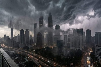 MetMalaysia mengeluarkan amaran ribut petir, hujan lebat dan angin kencang melibatkan 10 negeri hingga 6 petang ini.