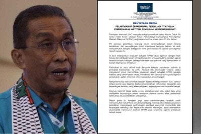 Kenyataan media dimuat naik Takiyuddin di Facebook pada Sabtu.