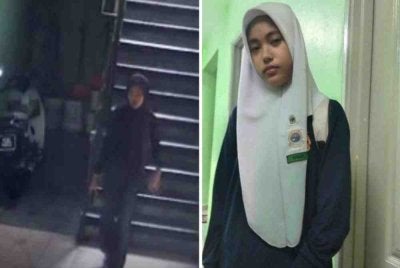  Polis sedang giat mengesan seorang remaja perempuan tempatan berusia 15 tahun yang dilaporkan hilang 