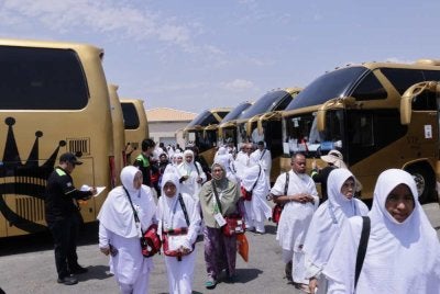 Hentian Rehat Al-Hijrah Wadi Starah menjadi lokasi persinggahan utama bagi jemaah haji Malaysia ketika perjalanan antara Madinah dan Makkah. Foto TH