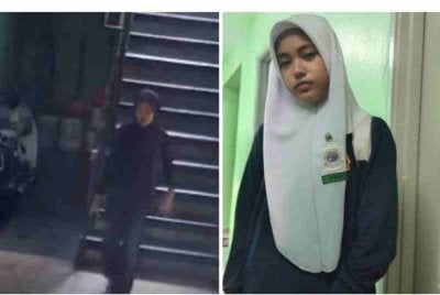 Remaja perempuan, Afiqah Abdul Aziz, 15, dilaporkan hilang dari kediaman Projek Perumahan Rakyat (PPR) Sri Malaysia Desa Petaling.