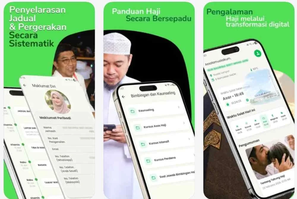 Aplikasi THhujjaj memudahkan jemaah mengakses maklumat penting secara lebih pantas.