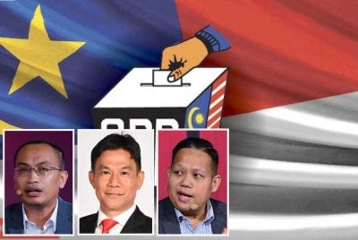 Kerjasama politik di Melaka boleh dibentuk berdasarkan dua strategi penting iaitu sebelum dan selepas PRN - Gambar kecil dari kiri Mohammad Tawfik, Mohd Izani dan Mujibu
