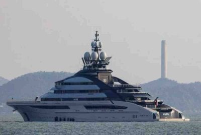 Kapal layar mewah, Nord itu bernilai lebih RM1.97 bilion.