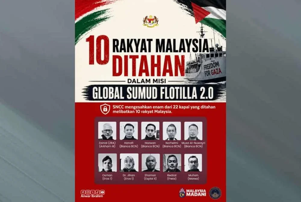 Anwar turut mengutuk tindakan ganas rejim Israel terhadap misi kemanusiaan itu di perairan antarabangsa.