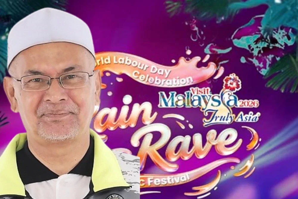 Ahli Parlimen Dungun, Wan Hassan mengecam sekeras-kerasnya penganjuran Rain Rave Water Music Festival 2026 yang bermula di Bukit Bintang.