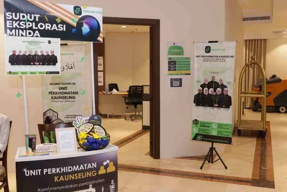 Sudut kreatif diperkenalkan bagi membantu jemaah mengisi masa dan mengurangkan tekanan.