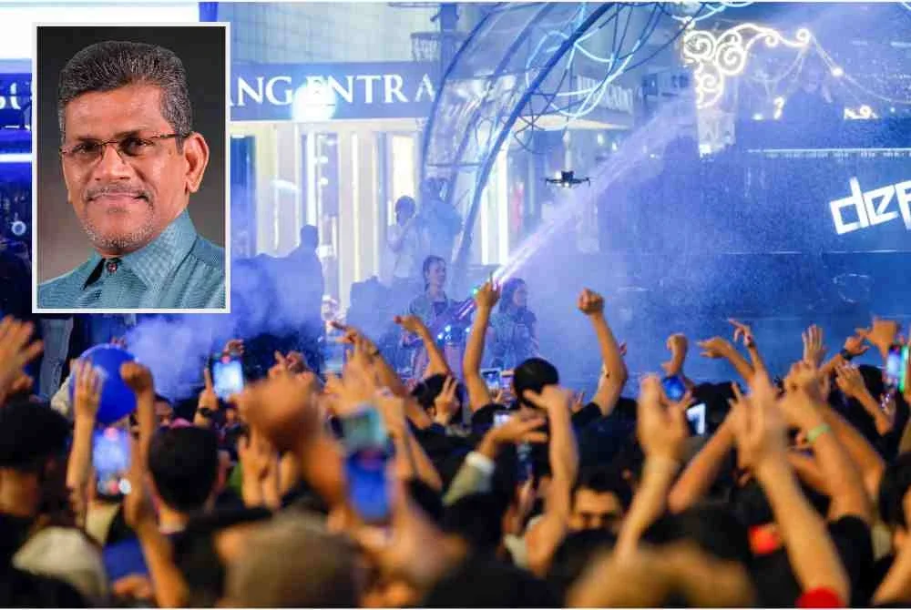 Penganjuran Rain Rave tidak mempunyai akar budaya tempatan yang kukuh. Gambar kecil: Balachandran