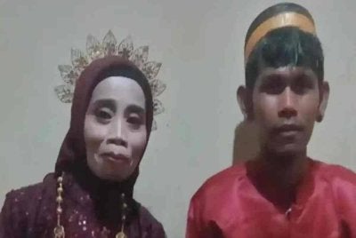 Perkahwinan kali ke-15 Marfina bersama Jusman turut mengundang pelbagai reaksi warganet. Foto Agensi