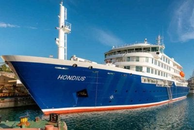 Menurut laporan, kapal yang terlibat ialah 'Hondius' yang dikendalikan oleh syarikat Belanda dengan kapasiti 170 penumpang dan kira-kira 70 anak kapal. Foto Oceanwide Expeditions