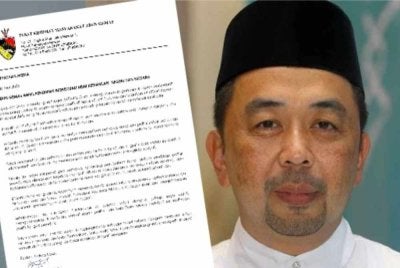 Kenyataan dikeluarkan Ridzuan pada Isnin