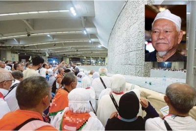 Pakej Badal Haji serendah RM3,500 pernah ditawarkan 10 tahun lepas dan harga itu kini tidak lagi relevan. Gambar kecil: Datuk Md Daud Che Ngah