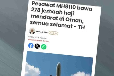 Laporan Sinar Harian pada 4 Mei 2026.
