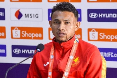 PETALING JAYA, 5 Mei -- Kapten pasukan Selangor FC, Faisal Halim bercakap pada sidang media Pra-Perlawanan Piala Shopee Selangor FC menentang Nam Dinh FC di Stadium MBPJ hari ini. -- fotoBERNAMA (2026) HAK CIPTA TERPELIHARA