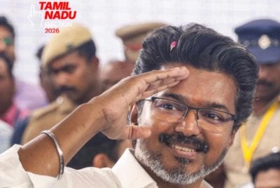 Vijay berjaya membuktikan dirinya menjadi pilihan pengundi Tamil Nadu. - Agensi