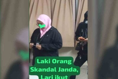 Penguat kuasa JAINJ membuat serbuah di sebuah homestay dan menahan seorang lelaki berstatus suami orang bersama seorang janda yang disyaki berkhalwat.