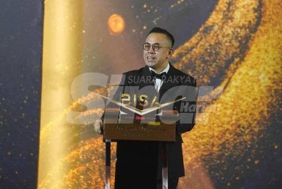 Steven ketika berucap dalam BISA 2026 di Damansara pada Rabu. - FOTO: FRosli Talib / Asril Aswandi Shukor 