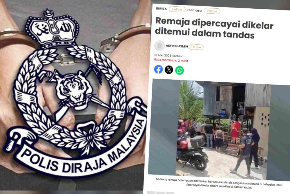 Suspek yang juga warga asing berumur 29 tahun ditahan di kawasan semak tepi jalan di Pekan Kinarut Lama, Papar