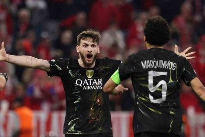 Kvaratskhelia menjadi watak penting bawa PSG ke final Liga Juara-Juara. Foto AFP
