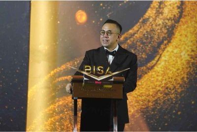 Steven ketika menyampaikan ucapan alu-aluan sekali gus merasmikan BISA 2026 di Hotel Royale Chulan Damansara, di sini pada Rabu. FOTO SINAR HARIAN/ ROSLI TALIB dan ASRIL ASWANDI SHUKOR.