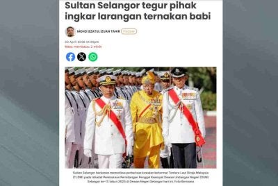 Laporan Sinar Harian pada 20 April 2026.