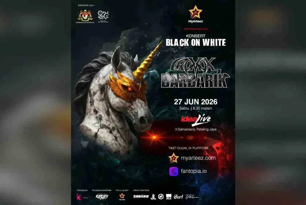 Konsert Black and White 27 Jun depan.