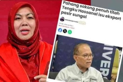 Shahaniza dan laporan Sinar Harian mengenai pendirian Wan Rosdy berhubung titah Tengku Hassanal sempena Istiadat Pembukaan Penggal Ke-5 DUN Pahang pada Jumaat.
