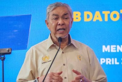 Ahmad Zahid. Foto fail Bernama