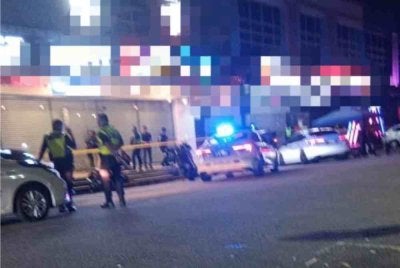 Seorang lelaki dilaporkan maut dalam satu kejadian tembak di Taman Industri Jaya, di sini, pada malam Sabtu. Foto tular